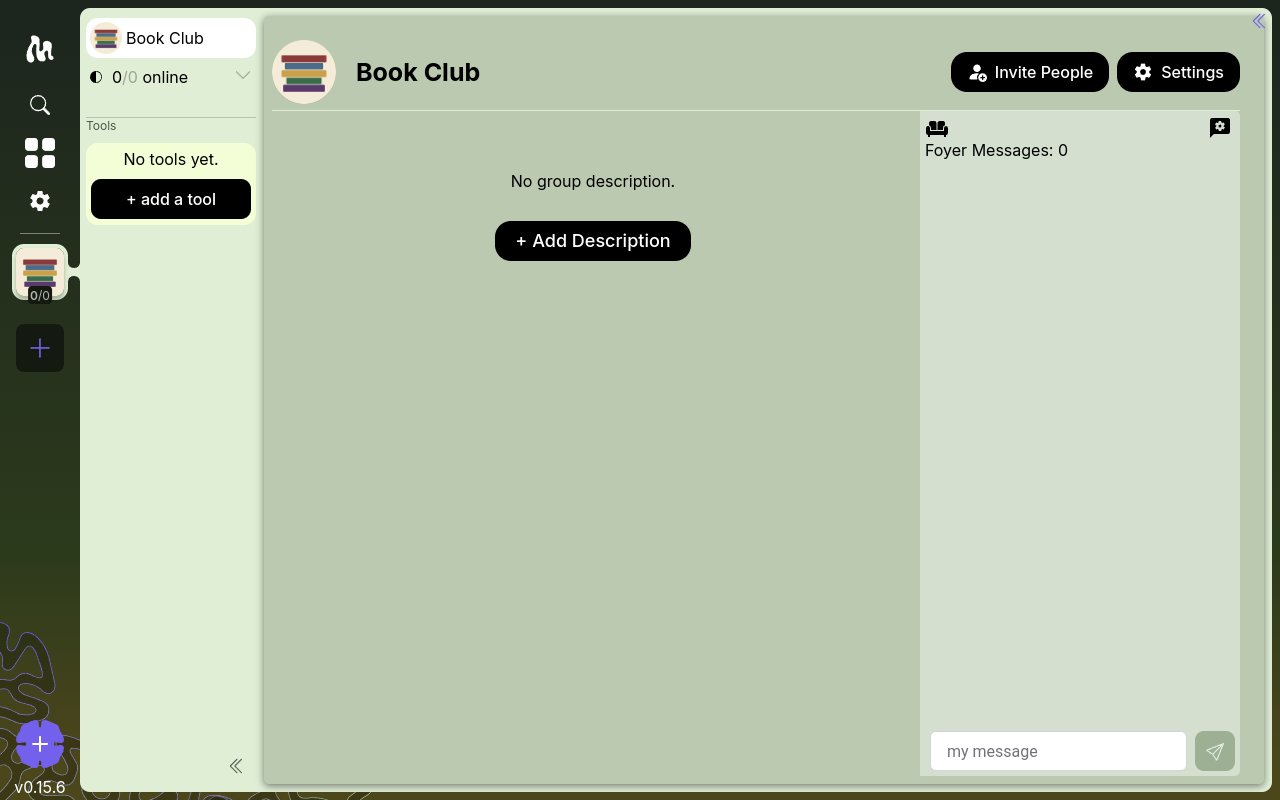 A newly created group