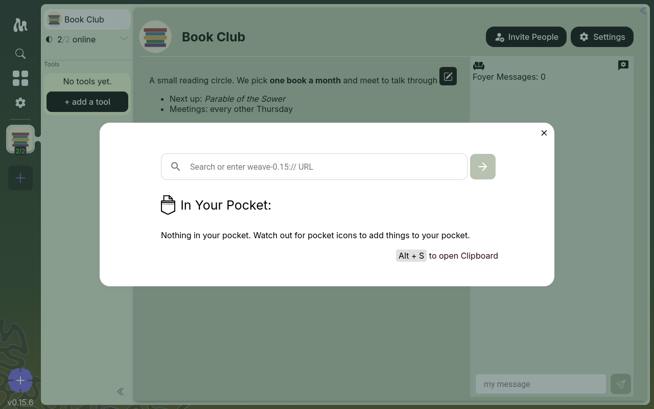 The Pocket panel